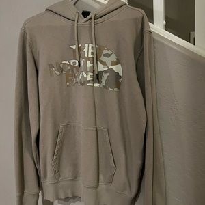 Men’s tan medium The North face hoodie